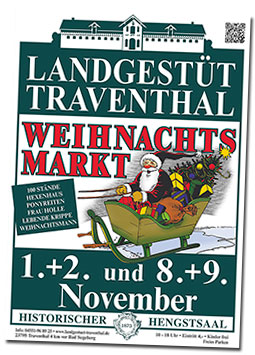 Großer Weihnachtsmarkt 1. + 2. November 2014 und 8. + 9. November 2014