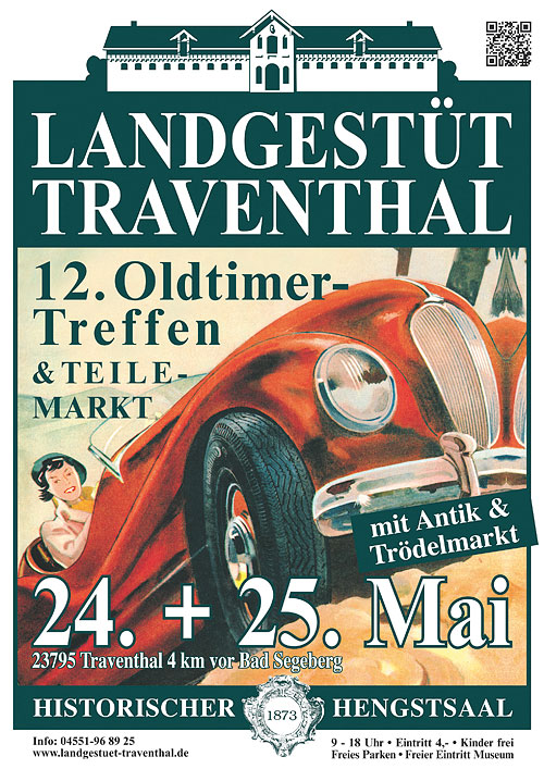 Oldtimertreffen mit Teile-, Antik- und Trödelmarkt. Mit MoTra dem 1. Nordeutschen Mopedtreffen 24. + 25. Mai 2015 (Pfingsten)